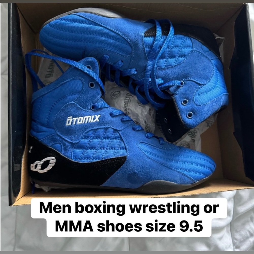 OTTO Blue and Black Men's Athletic Shoes